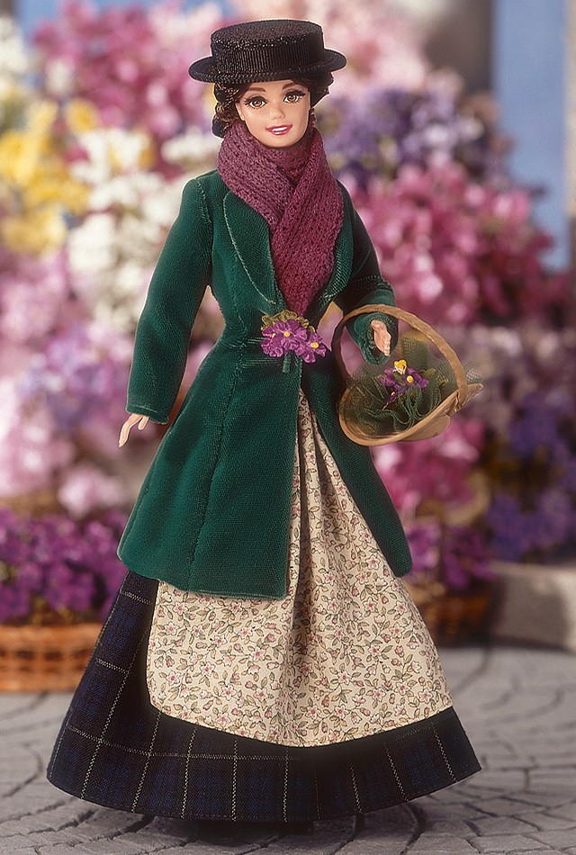 Eliza Doolittle in My Fair Lady as the Flower Girl Barbie